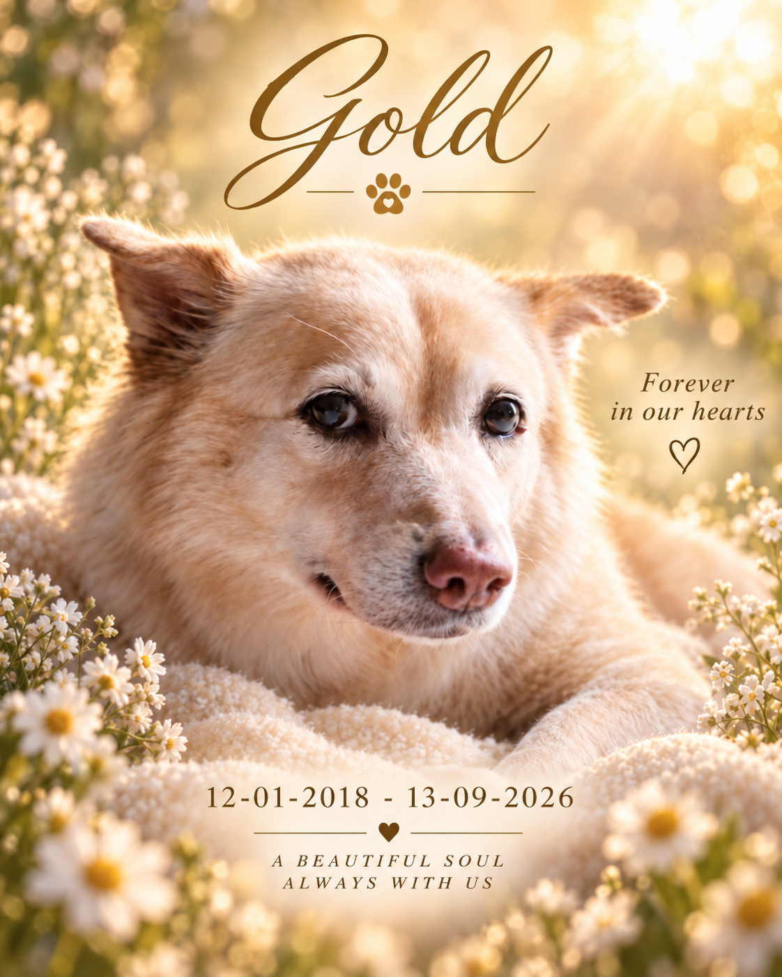 We love you, Gold